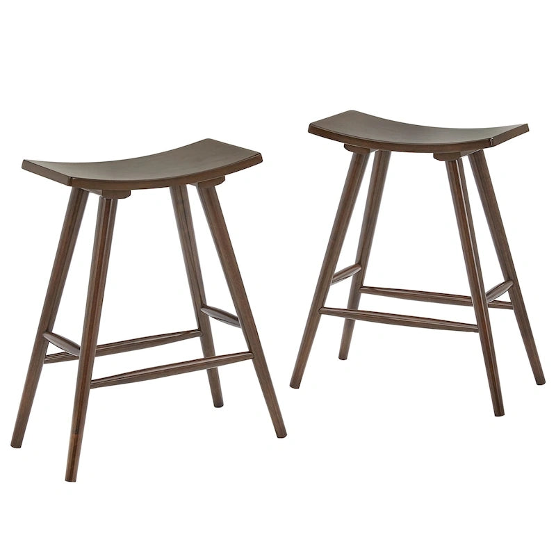 Pinehurst Solid Wood 24 Counter Stool (Set of 2) by iNSPIRE Q Modern