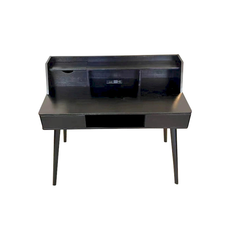 Solid Acacia Desk with Charging Station