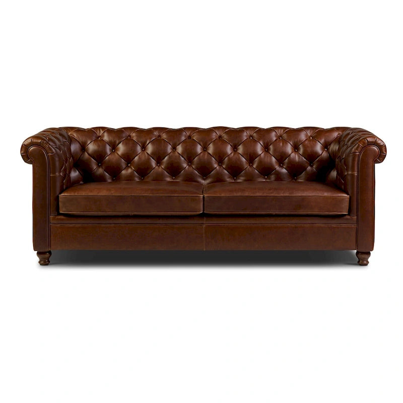 Poly & Bark Lyon 87 Sofa - Full Grain Genuine Italian Leather
