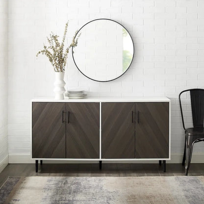 Middlebrook Cassandra 58-inch Mid-Century Modern 4-Door Buffet