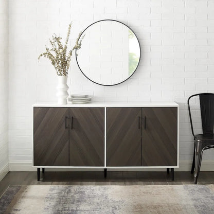 Middlebrook Cassandra 58-inch Mid-Century Modern 4-Door Buffet