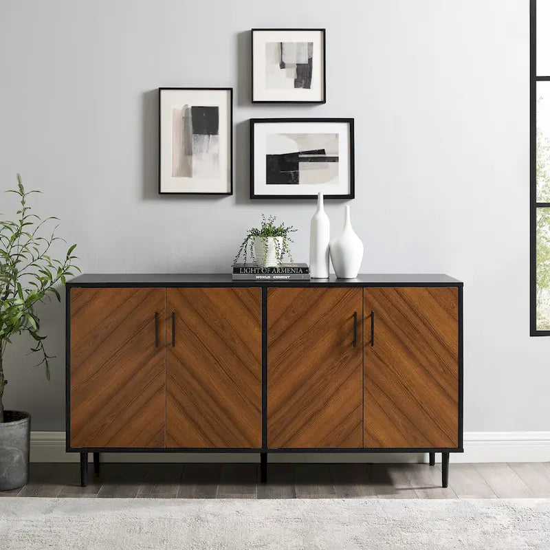 Middlebrook Cassandra 58-inch Mid-Century Modern 4-Door Buffet
