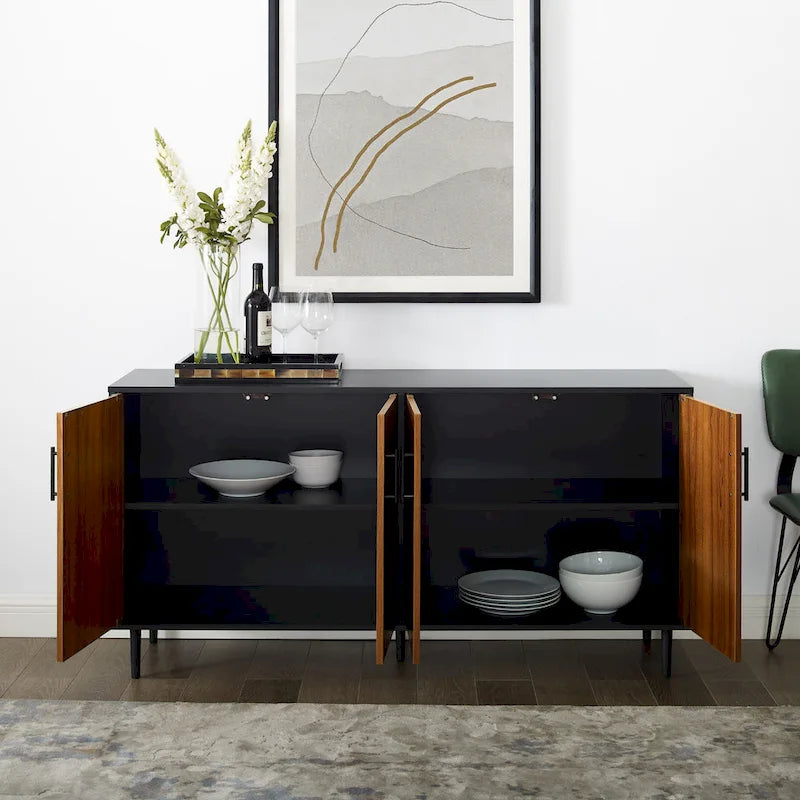 Middlebrook Cassandra 58-inch Mid-Century Modern 4-Door Buffet