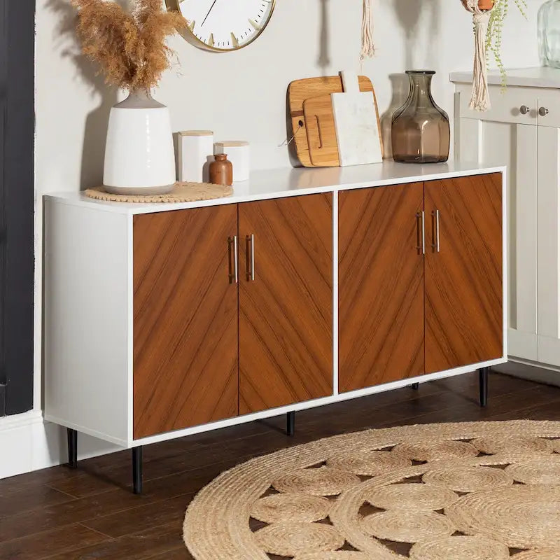 Middlebrook Cassandra 58-inch Mid-Century Modern 4-Door Buffet