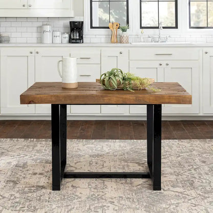 Middlebrook Solid Wood 52-inch Distressed Dining Table