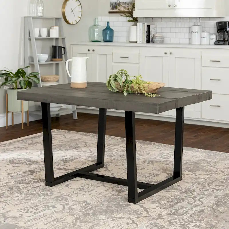 Middlebrook Solid Wood 52-inch Distressed Dining Table