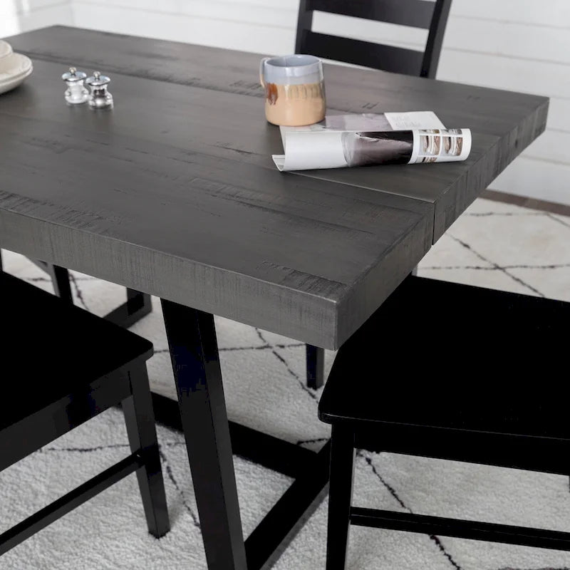 Middlebrook Solid Wood 52-inch Distressed Dining Table