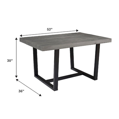 Middlebrook Solid Wood 52-inch Distressed Dining Table