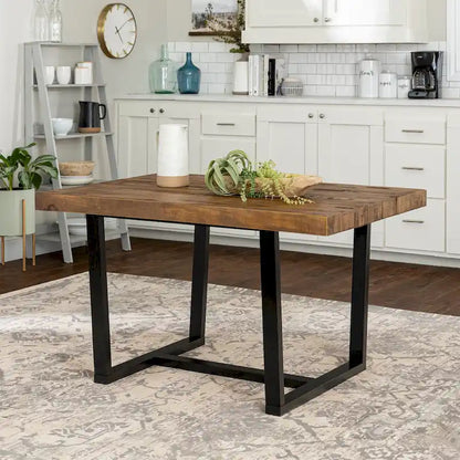 Middlebrook Solid Wood 52-inch Distressed Dining Table