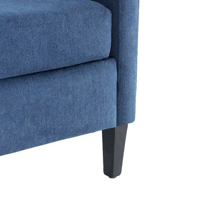 Living Room Chairs, Accent Armchair with lumbar pillow, Elegant Bedroom Reading Chair, Mid-Century Upholstered Sofa Chair