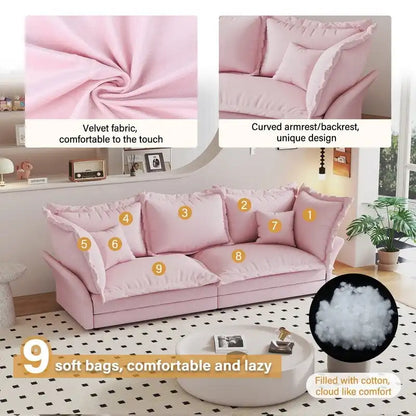 Modern Comfy Upholstered Sofa Cloud Couch
