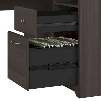 Cabot 60W L Shaped Computer Desk with Storage by Bush Furniture