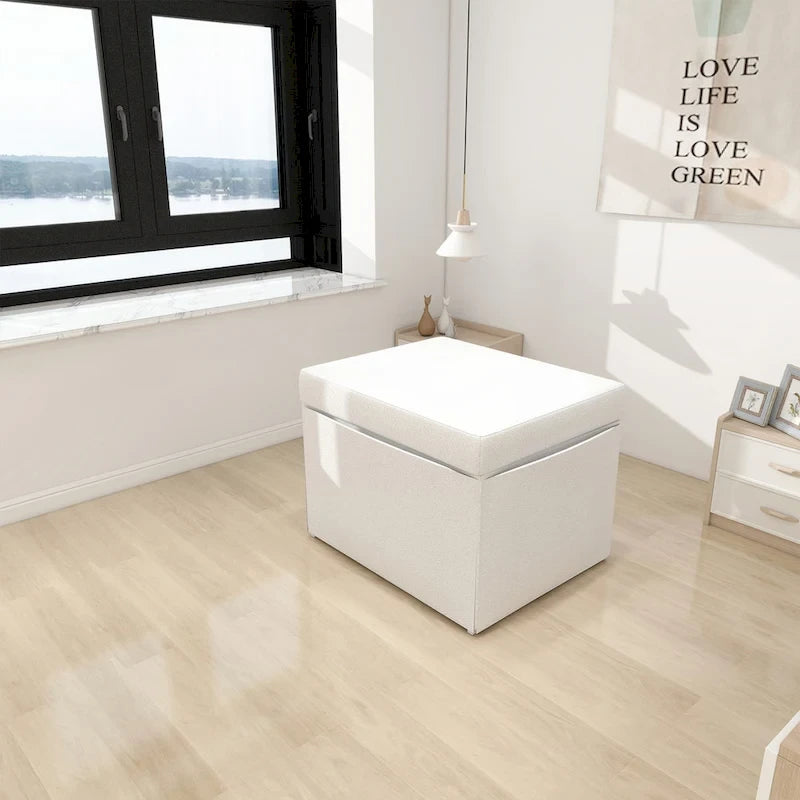 Convertible 4 in 1 Folding Ottoman Sleeper Bed