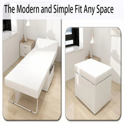 Convertible 4 in 1 Folding Ottoman Sleeper Bed