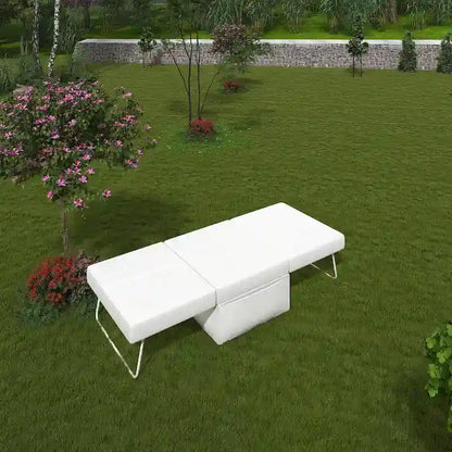 Convertible 4 in 1 Folding Ottoman Sleeper Bed