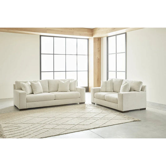 Signature Design by Ashley Maggie White 2-Piece Upholstery Package - 96W x 40D x 37H