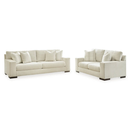 Signature Design by Ashley Maggie White 2-Piece Upholstery Package - 96W x 40D x 37H