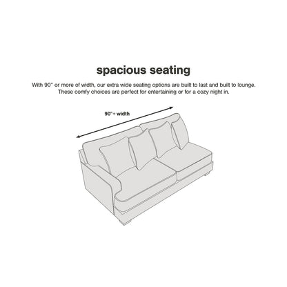 Signature Design by Ashley Maggie White 2-Piece Upholstery Package - 96W x 40D x 37H
