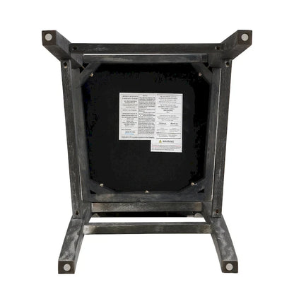 30.5 H Bar Stools Set of 2, Rubberwood Frame, Fabric Upholstered Bar Stools, Vintage Kitchen Island Stool Without Arms