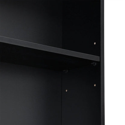 4-Piece Wall Unit Entertainment Center Set with Bookshelf , Versatile TV Stand with Adjustable Shelf, Media Console with Bridge