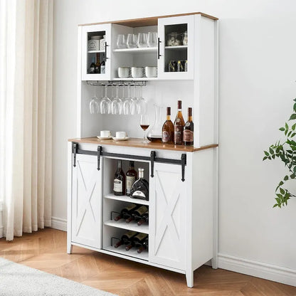 Farmhouse Coffee Bar Cabinet