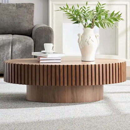 43.7 inch Round Coffee Table for Living Room