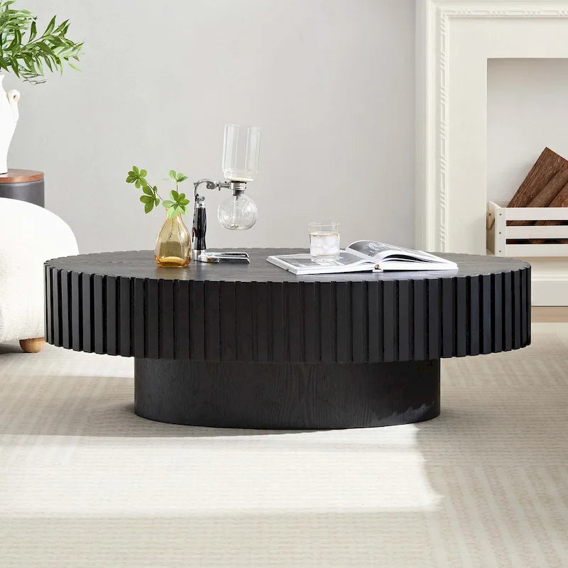 43.7 inch Round Coffee Table for Living Room