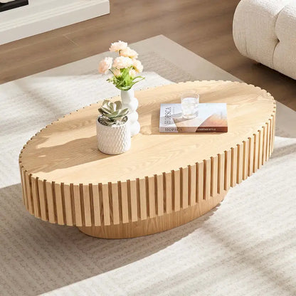 43.7 inch Round Coffee Table for Living Room
