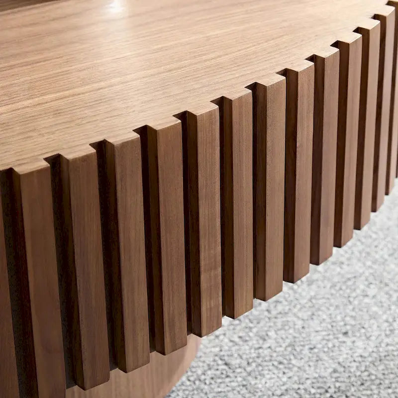 43.7 inch Round Coffee Table for Living Room