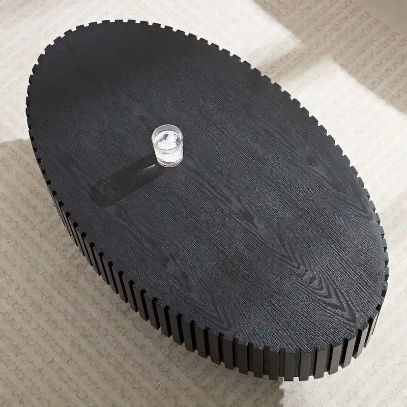 43.7 inch Round Coffee Table for Living Room