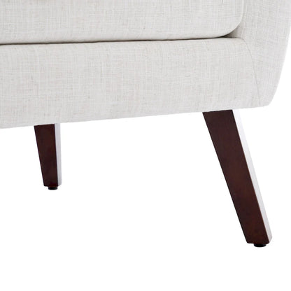 Upholstered Armchair with Wide Back Accent Chair