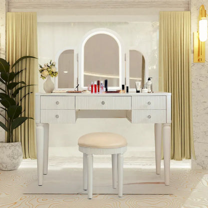 AGODY Mirrored Vanity with LED Light