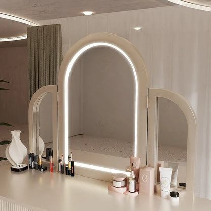 AGODY Mirrored Vanity with LED Light
