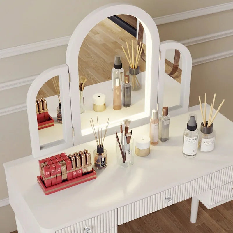 AGODY Mirrored Vanity with LED Light