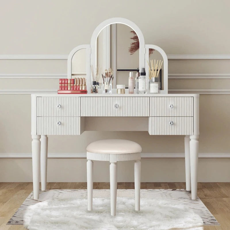 AGODY Mirrored Vanity with LED Light