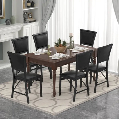 VECELO Folding Dining Chairs Set of 2/4/6 with Cushion Parson Classic Upholstered Folding Chairs,Modern 33 Parson Chairs