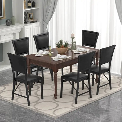 VECELO Folding Dining Chairs Set of 2/4/6 with Cushion Parson Classic Upholstered Folding Chairs,Modern 33 Parson Chairs