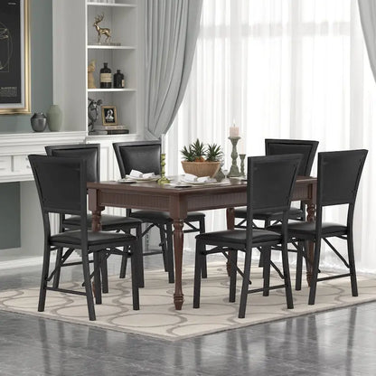 VECELO Folding Dining Chairs Set of 2/4/6 with Cushion Parson Classic Upholstered Folding Chairs,Modern 33 Parson Chairs