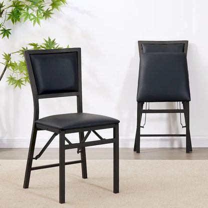 VECELO Folding Dining Chairs Set of 2/4/6 with Cushion Parson Classic Upholstered Folding Chairs,Modern 33 Parson Chairs