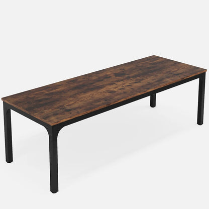 78.7 inches Extra Long Computer Desk 2 Person, Wide Double Office Writing Workstation