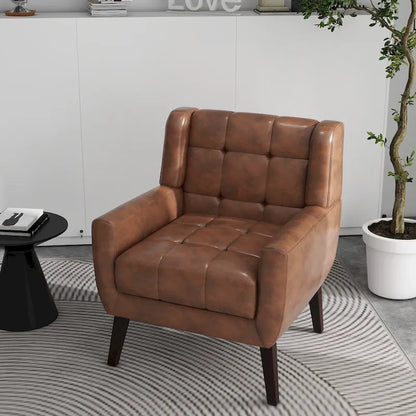 Tufted Arm Chair Upholstered Lounge Chair