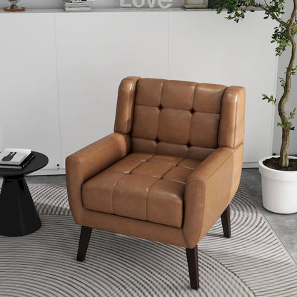 Tufted Arm Chair Upholstered Lounge Chair