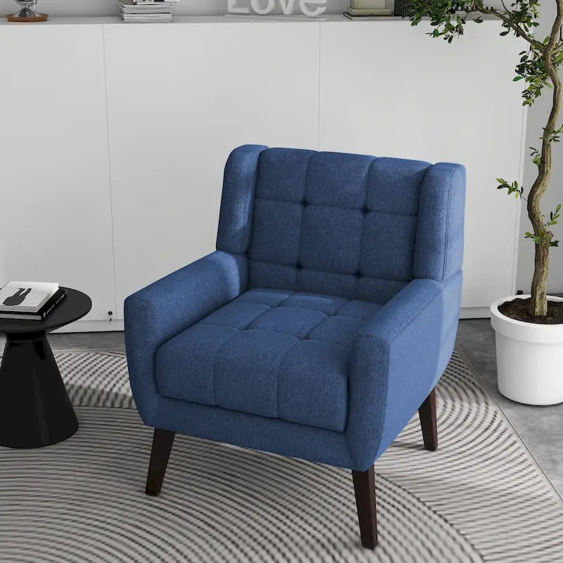Tufted Arm Chair Upholstered Lounge Chair