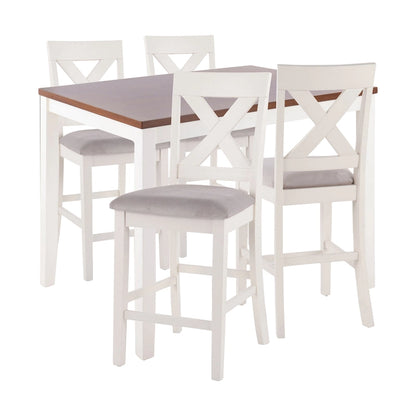 The Gray Barn Finlay 5-Piece Counter Height Dining Set