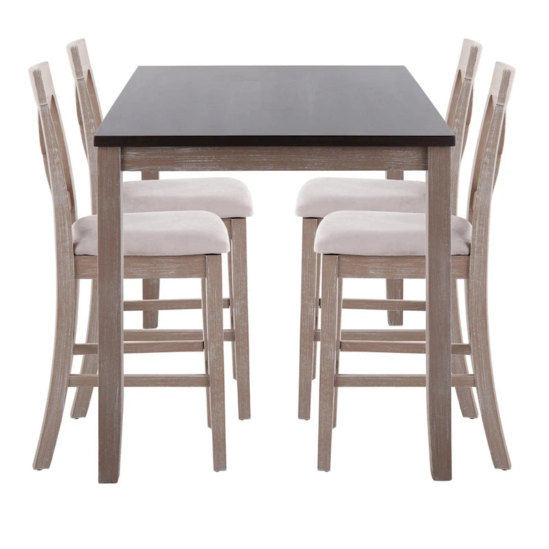 The Gray Barn Finlay 5-Piece Counter Height Dining Set