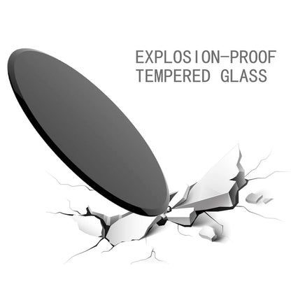 Inch Round Tempered Glass Table Top black Glass Inch Thick Beveled Polished Edge