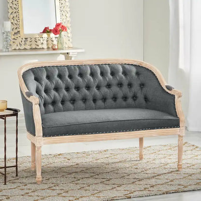 Faye Tufted Upholstered Loveseat by Christopher Knight Home