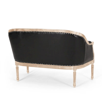 Faye Tufted Upholstered Loveseat by Christopher Knight Home