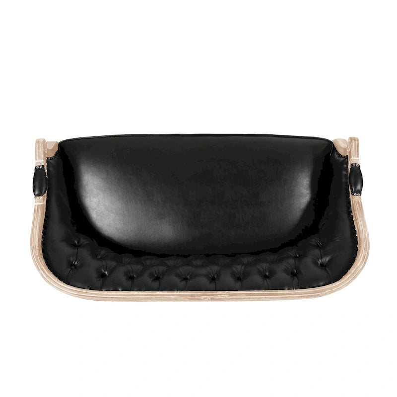 Faye Tufted Upholstered Loveseat by Christopher Knight Home