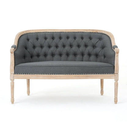 Faye Tufted Upholstered Loveseat by Christopher Knight Home